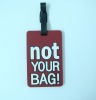 charming pvc luggage tag