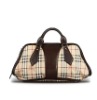 charming quality plaid PU leather handbag