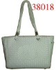 charming woven pattern designer brand CC handbag