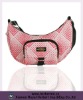 cheap designer handbag in check fabric