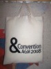 cheap high quality plain white cotton bag