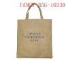 cheap jute bag with printing logo