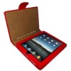 cheap new style and shockproof red leather case for ipad