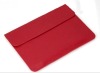 cheap ordinary red leather case for ipad