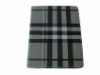 checked Pu leather case for IPAD 2 with standing