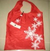 christmas cap design foldable pouch bag