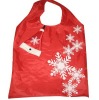 christmas hats shopping bag 190T polyester