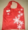 christmas sock design foldable pouch bag