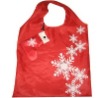 christmas socks shopping bag 190T polyester