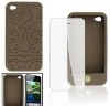 christmas tree solf durable silicon case for iphone 4G