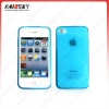 circle flexible TPU skin case for iphone 4 with high quality and best price