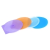 clam shell transparent colorful cd case