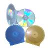 clam shell transparent colorful cd case