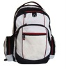 classic backpack with two side gusset pockets