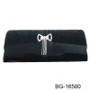 classic black party clutch bag