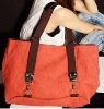 classic design ladies fashion canvas handbag