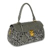 classic ostrich print modern fashion bag