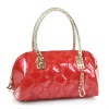 classic red fashion clutch bag