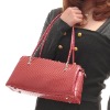 classic red twill fashion lady bag