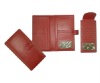 classic style leather passport holder