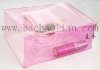 clear PVC cosmetic showing box