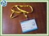 clear plastic badge case with lanyard