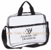 clear pvc briefcase, messenger bag, shoulder bag.promotion bag,fashion bag