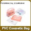 clear pvc promotional cosmetic bag