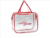 clear pvc zipper bag/ pvc cosmetic bag