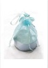 clear silk drawstring bags