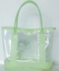 clear transparent PVC cosmetic handbag AHAN-081