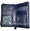 clutch business card bag with zipper around