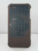 coffee + blue carboform plastics case for iphone 4