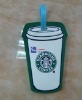 coffee cup shaped luggage tags
