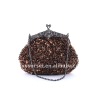 coffee swarovski clutch purse/bags for women 027