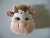 coin purse,coin bag,plush cow coin case,plush bag