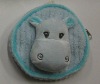 coin purse,plush hippo coin bag,coin case,plush bag