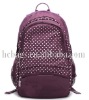 color is purple children school bag