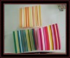 color stripe frosted in the surface PP CD bag