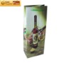 colored wine bottle paper bag pattern