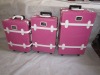 colorful PU wheeled luggage