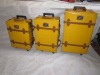 colorful PU wheeled luggage