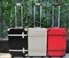 colorful PU wheeled luggage