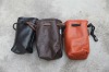 colorful and useful real leather camera bags