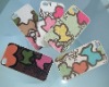 colorful fabric coating hard cover for iphone 4/4S