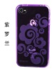 colorful flower hard skin for iphone4g phone