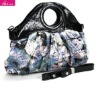 colorful flower painter evening bag fashion