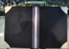 colorful jean luggage