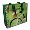 colorful printing pp woven tote bag