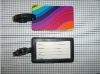 colorful pvc luggage tag for promotion gift